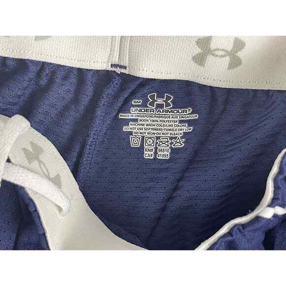 Under Armour Shorts Womens S Blue Jogging Workout Activewear Performance - Picture 5 of 6